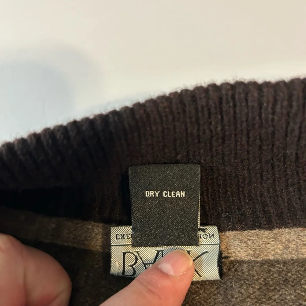 Jos. A. Bank‎ Brown Argyle 1/4 Zip-Up Sweater